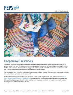 Co-op Preschool Flyer