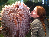  Granddaughter at the Seattle Aquarium 