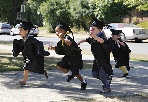Kids Graduating