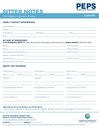 Thumb image of Sitter Notes form