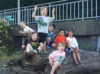 PEPS kids in Stephanie and Annette's Group