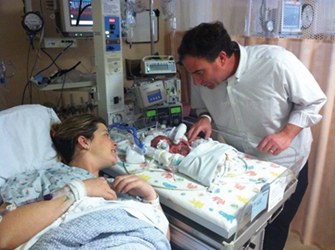 Greg with his parents