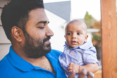 PEPS Dad and his baby