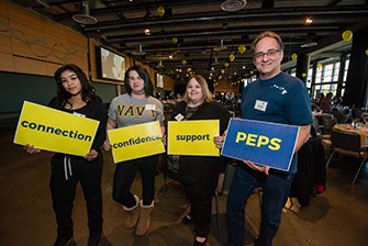 Staff and participants from the Cocoon House 