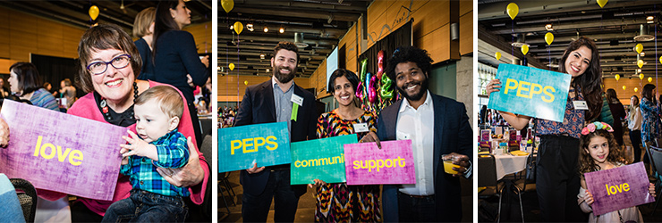 PEPS parent support programs educate, inform, empower and create community for over 3,000 new parents each year in King and Snohomish Counties because of your support.