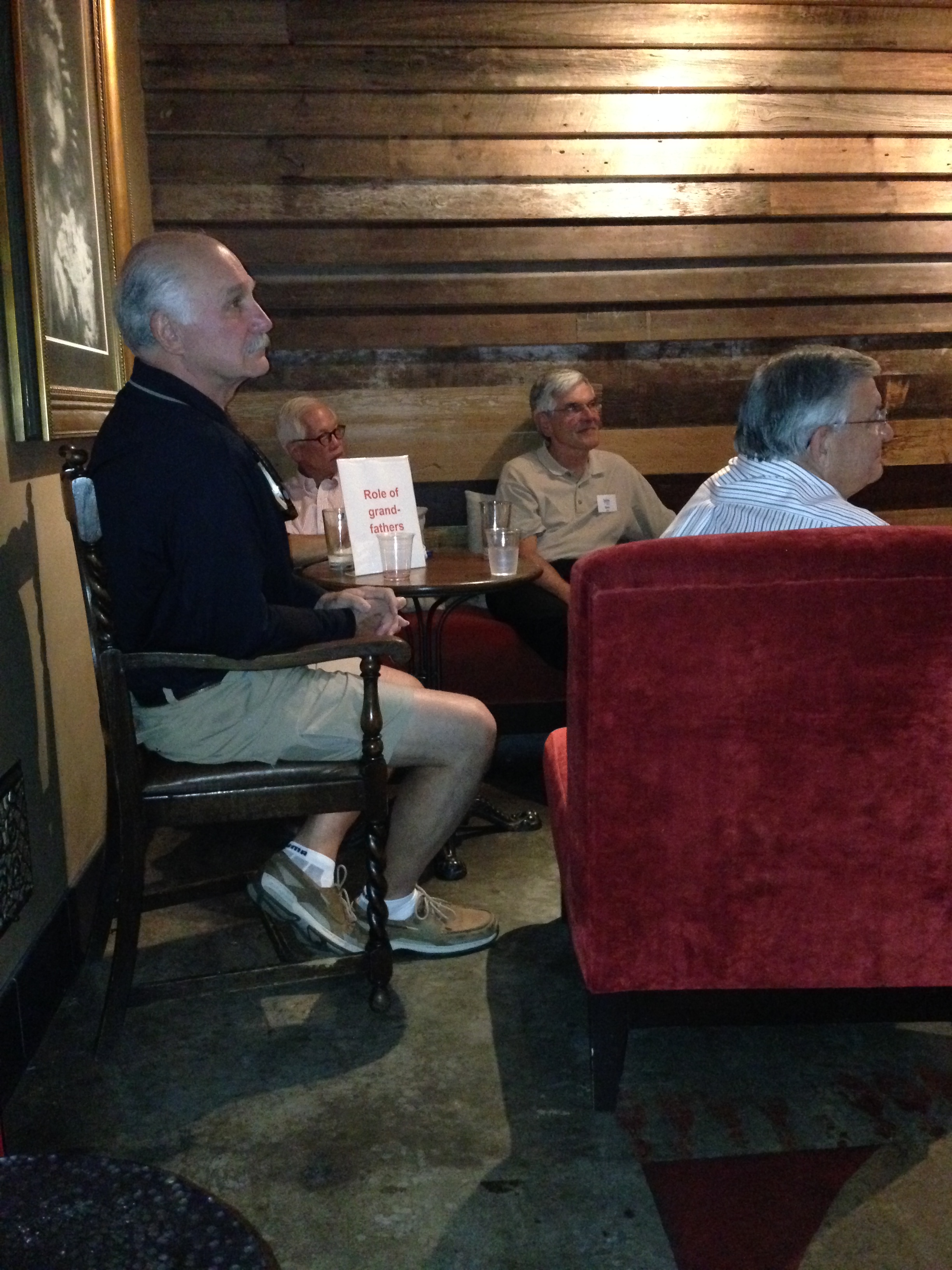 Grandfathers at PEPS Happy Hour