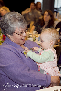 Grandma with her grandchild