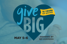 GiveBIG homepage tile more blue