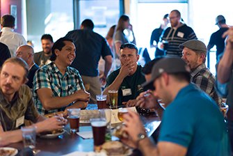 Dads at Naked City Brewery
