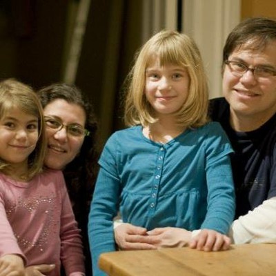 Jill with her family